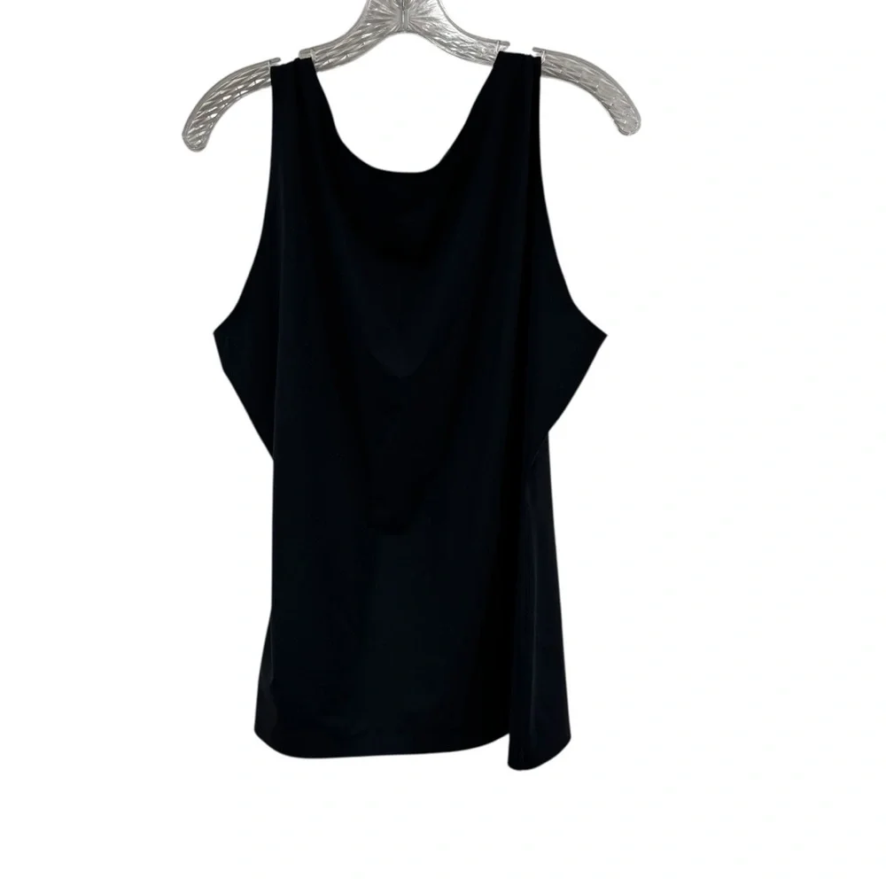 SPANX Black Fitted Tank Top in Black - Picture 2 of 9